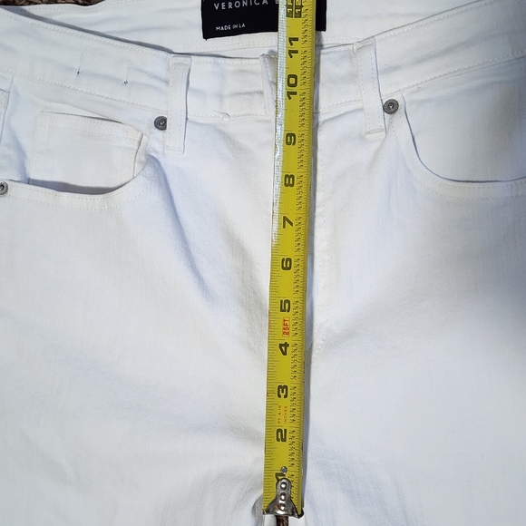 Veronica Beard White Flare Jeans Size 30 - Picture 9 of 10